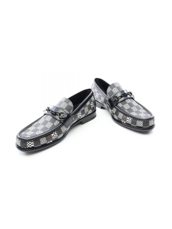Louis Vuitton Loafers Damier Distoted Canvas Leather main image 5
